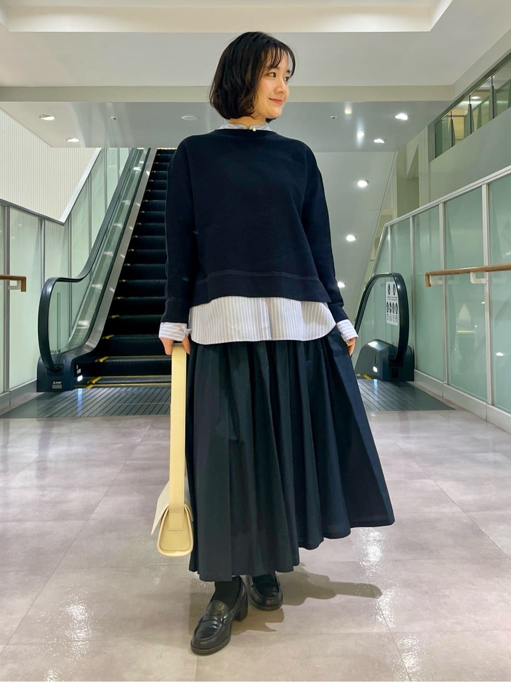 ちりんさんの「UNTITLED｜◆ライトコットン ティアードスカート」を使ったコーディネート