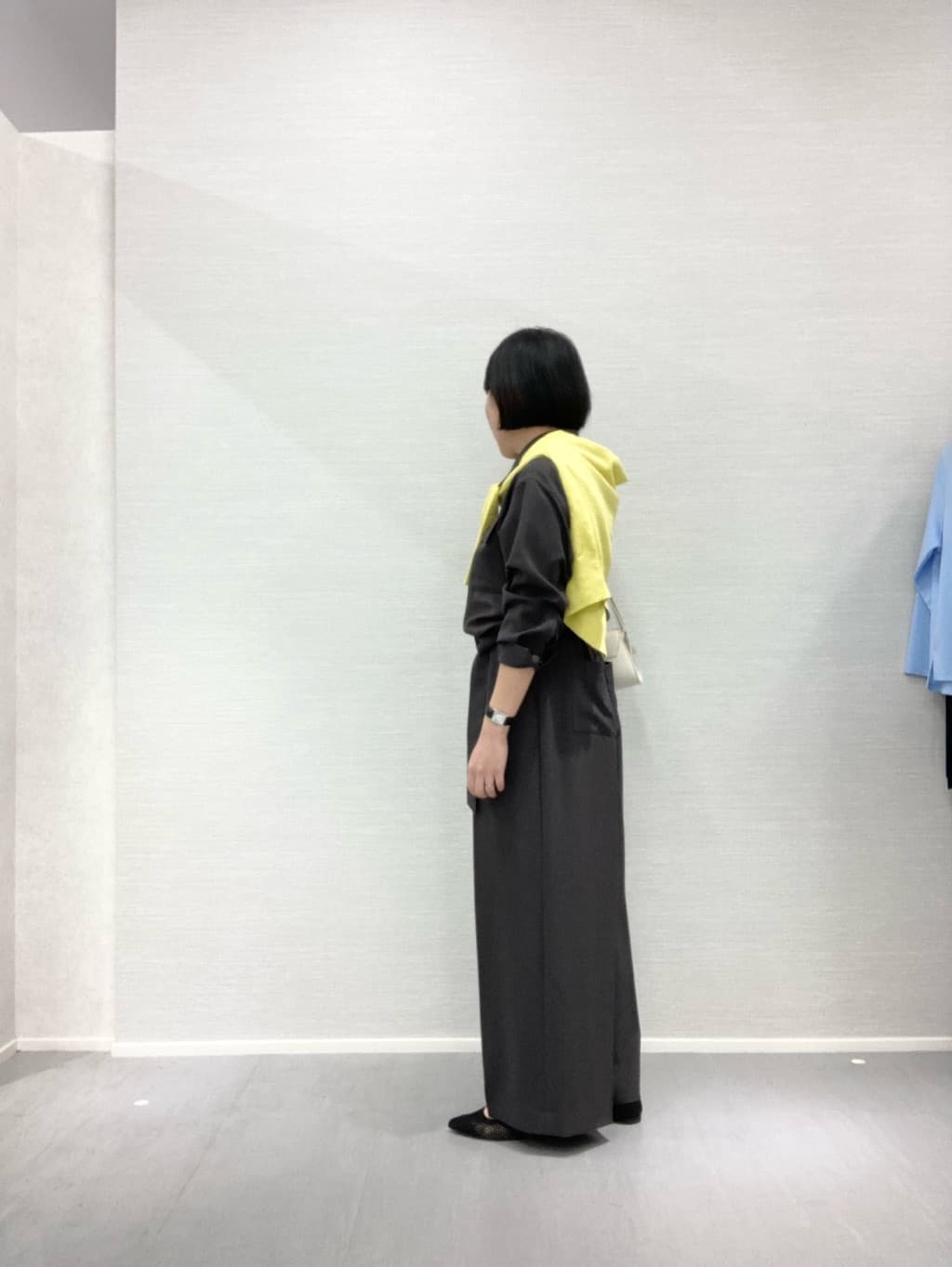Yukoさんの「UNTITLED｜◆【朝比奈 彩&times;Oggi&times;UNTITLED スペシャルコラボ】シャツカラーオールインワン」を使ったコーディネート
