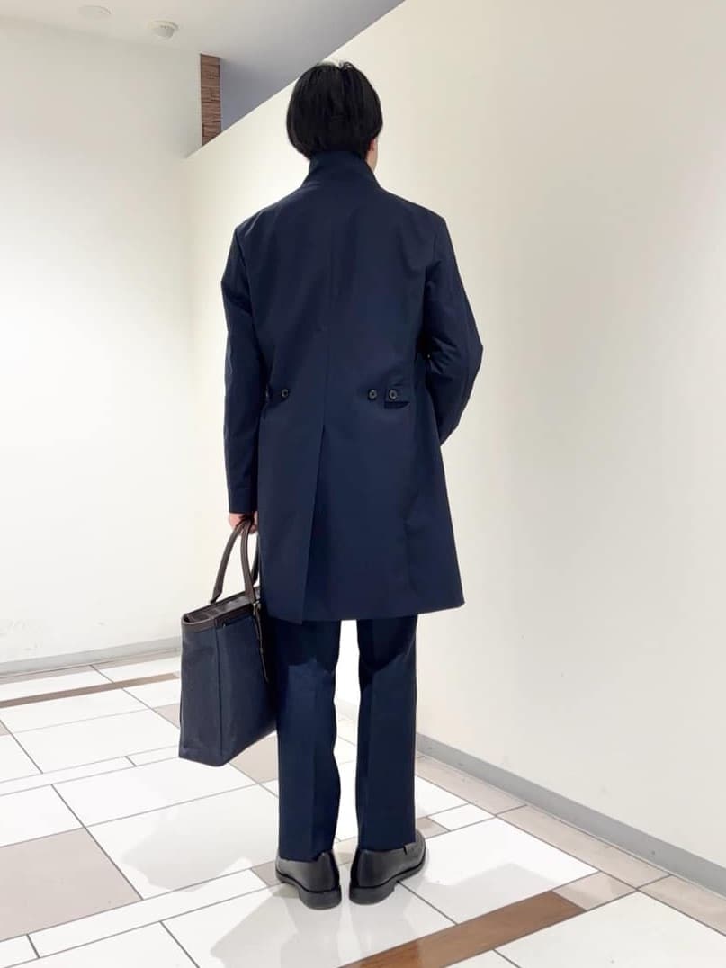 及川さんの「TAKEO KIKUCHI｜【Three by Three】シャイニーシャークピンヘッド スーツ/3ピース対応可」を使ったコーディネート