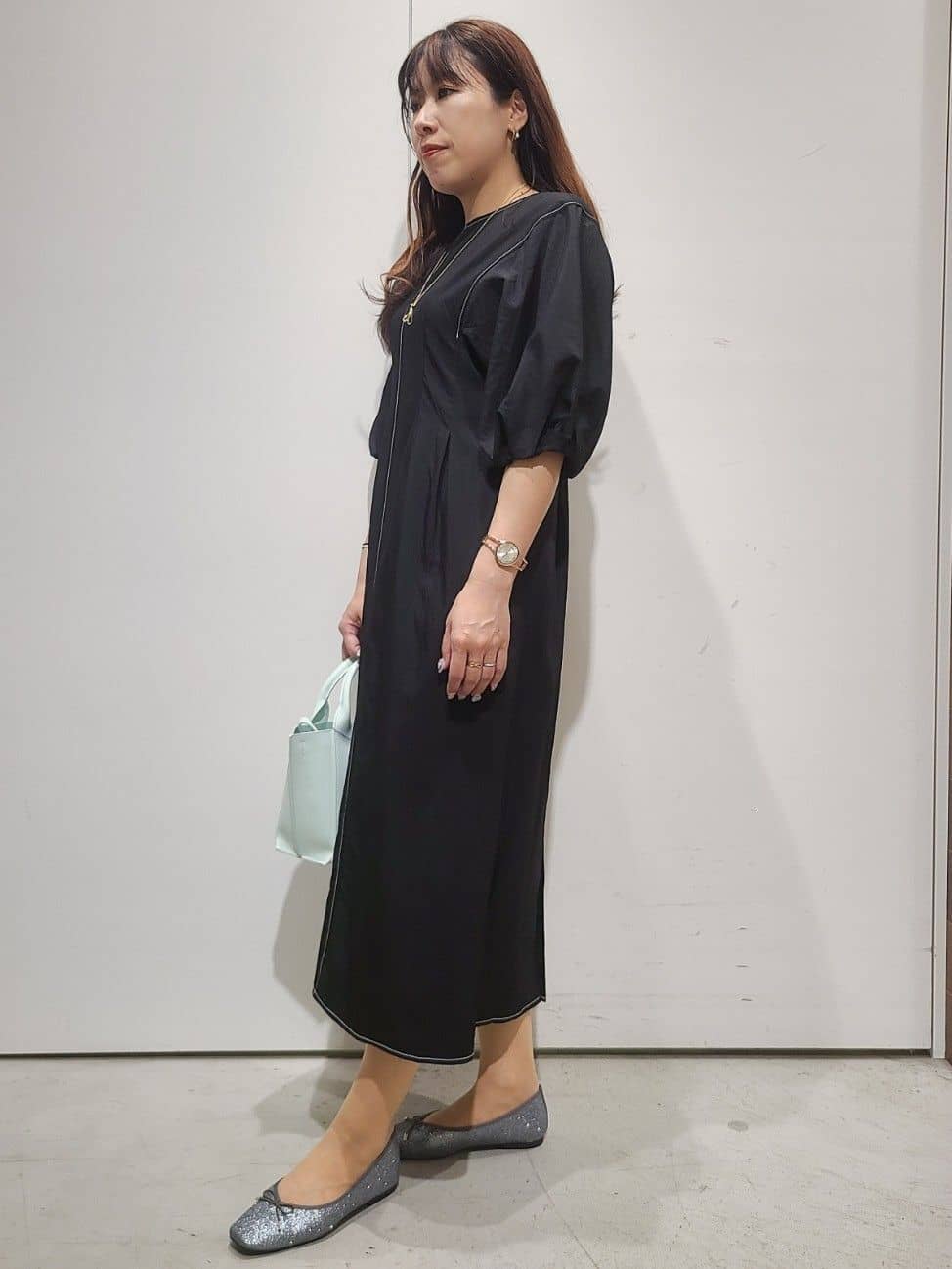 hmさんの「OPAQUE.CLIP｜【定番/6color】名品フラットバレエシューズ」を使ったコーディネート