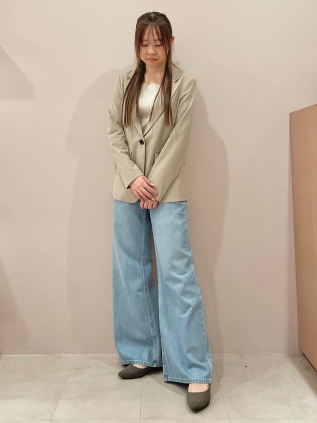 azusaさんの「ESPERANZA｜《定番》晴雨兼用クッションフラットパンプス」を使ったコーディネート