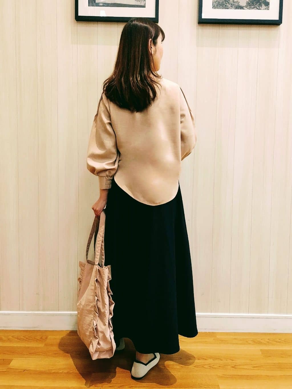 yseさんの「SHOO･LA･RUE｜◆【高レビュー】洗えてサラサラ ニットパンプス」を使ったコーディネート