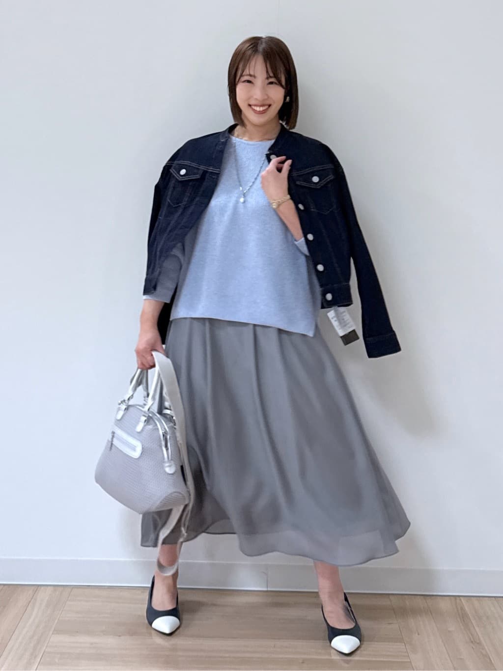 amiさんの「Reflect｜◆【手洗い可】スタンダードデニムジャケット」を使ったコーディネート