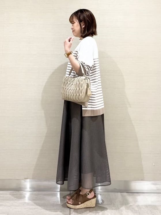 なつよさんの「UNTITLED｜◆【体型カバー/透けにくい】ワイドシルエットニット」を使ったコーディネート