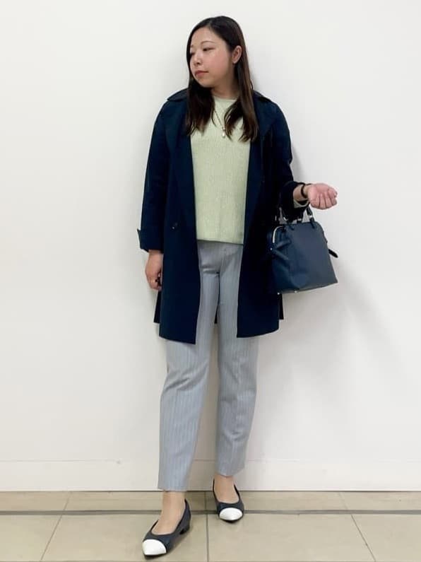 chisaさんの「Reflect｜◆【夏SALE】クルーネックミックスカラーニット」を使ったコーディネート