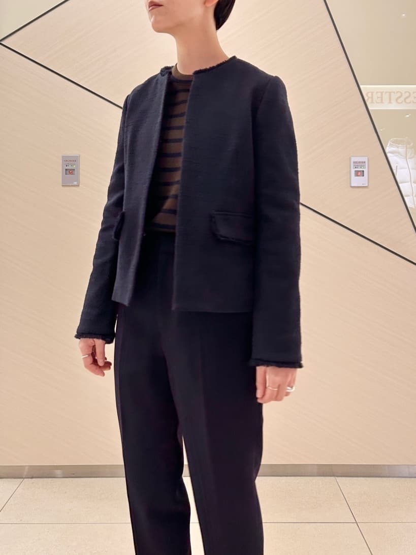 OCHIAIさんの「DRESSTERIOR｜【セレモニー】オケージョンツイードジャケット」を使ったコーディネート