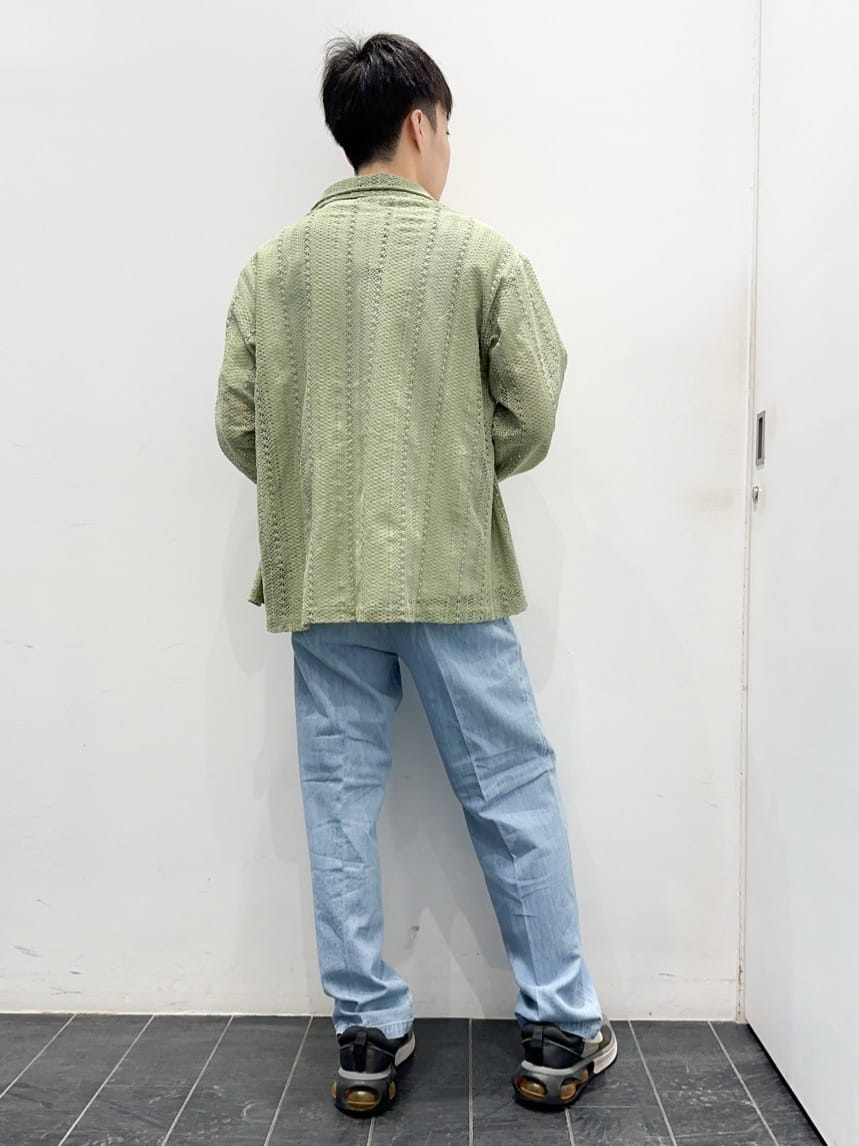 ちびちゃんさんの「THE SHOP TK｜◆レースシャツ+半袖Tシャツ セットアイテム」を使ったコーディネート