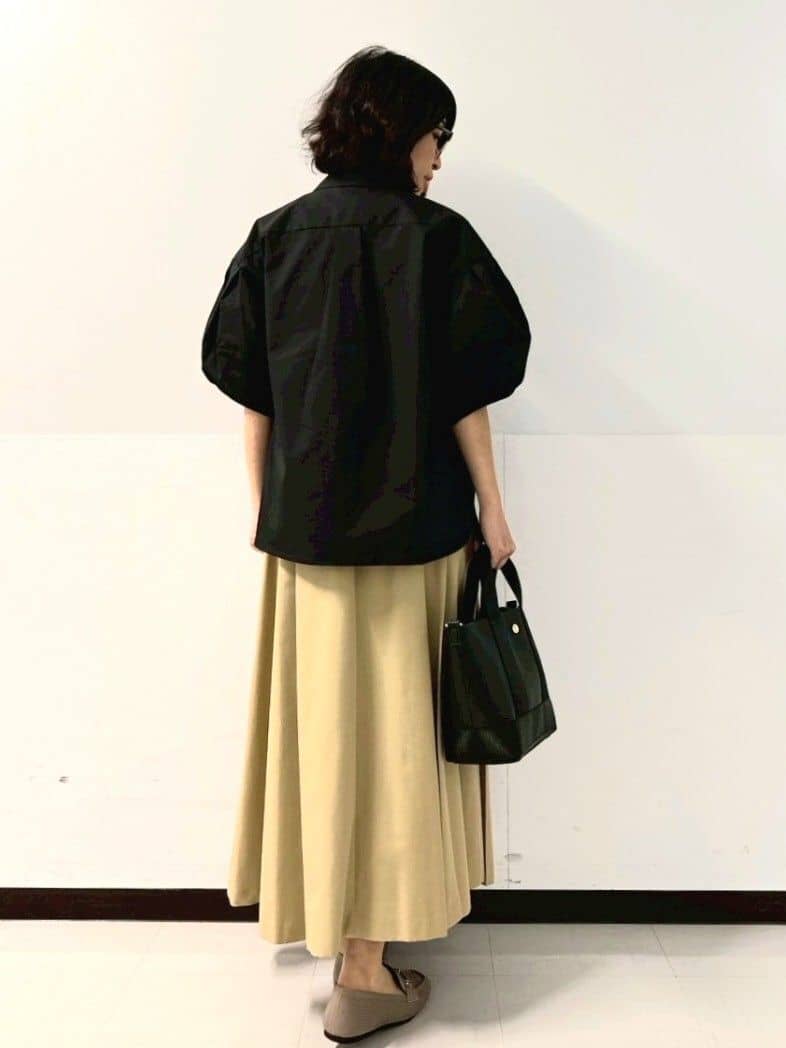 くまみさんの「OPAQUE.CLIP｜スライドベルト」を使ったコーディネート