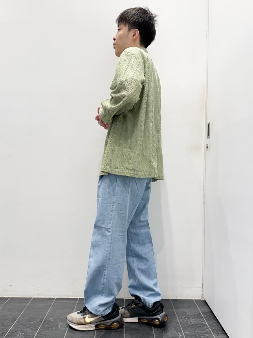 ちびちゃんさんの「THE SHOP TK｜◆レースシャツ+半袖Tシャツ セットアイテム」を使ったコーディネート