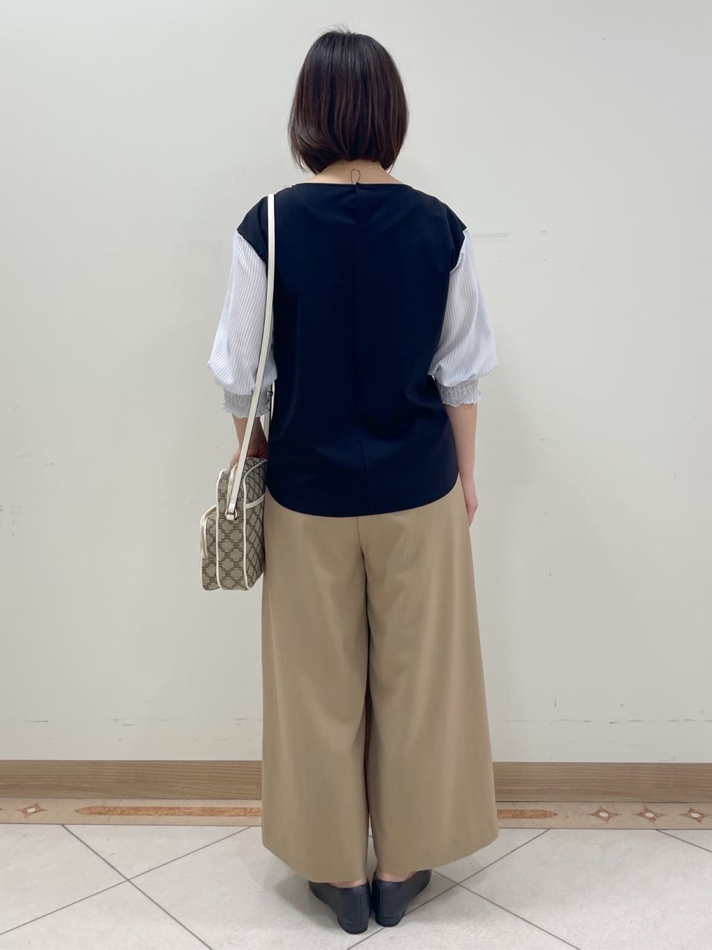 hanaさんの「Reflect｜◆【手洗い可】シアーストライプスリーブブラウス」を使ったコーディネート