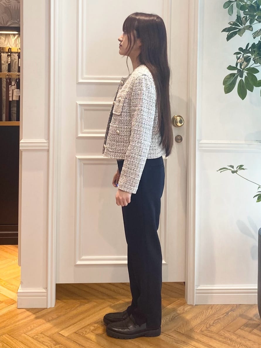 c.wさんの「DRESSTERIOR｜【otonaMUSE5月号掲載/日本製】シュリンクレザーミニトート」を使ったコーディネート