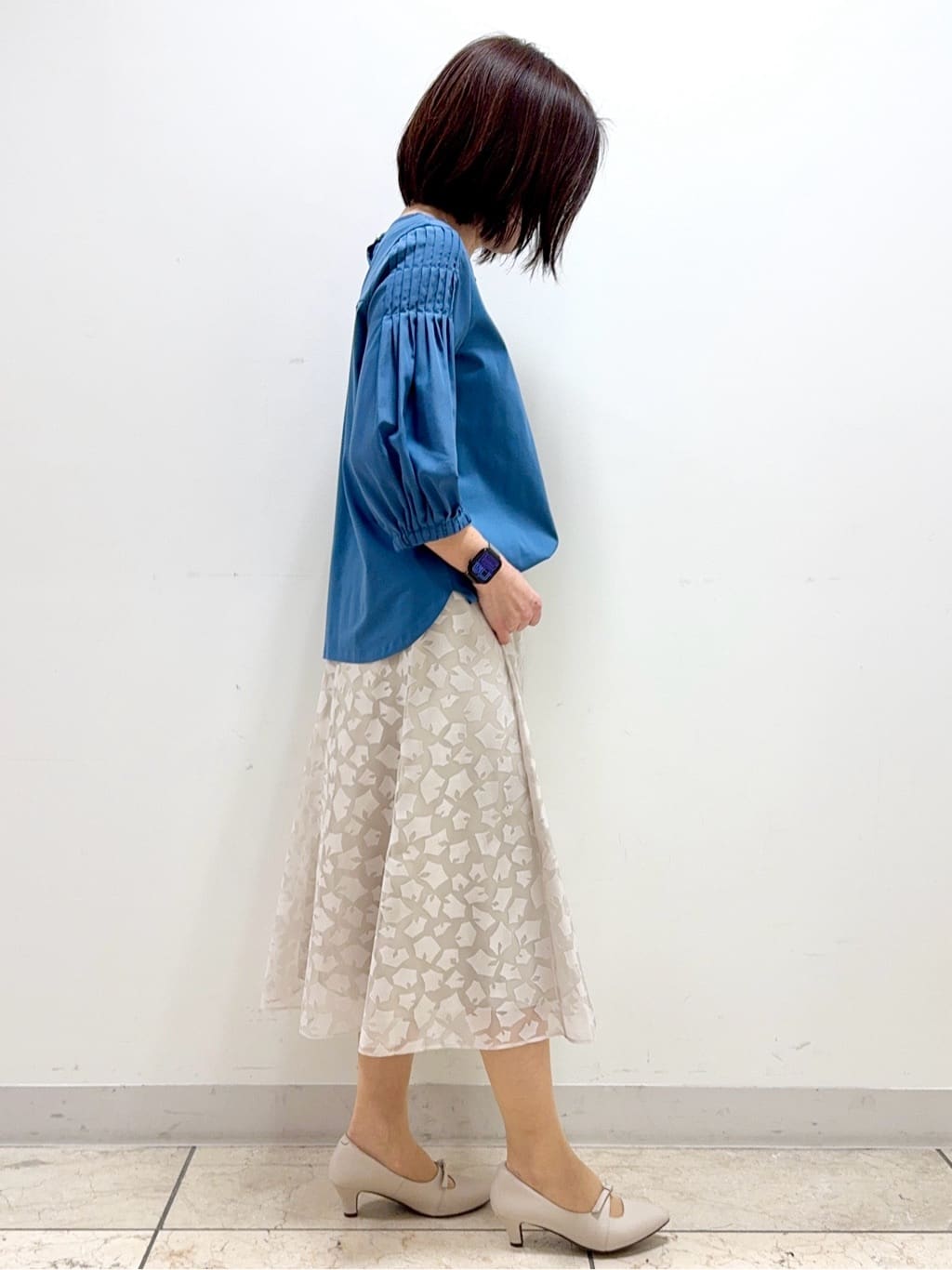 kaeさんの「Reflect｜◆【スカートにもパンツにも合わせやすい】キレイめTブラウス」を使ったコーディネート