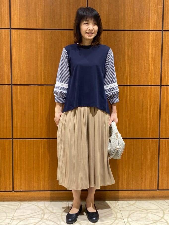 Eikoさんの「Reflect｜◆【夏SALE／E‐QUALITY／手洗い可】レーススリーブブラウス」を使ったコーディネート