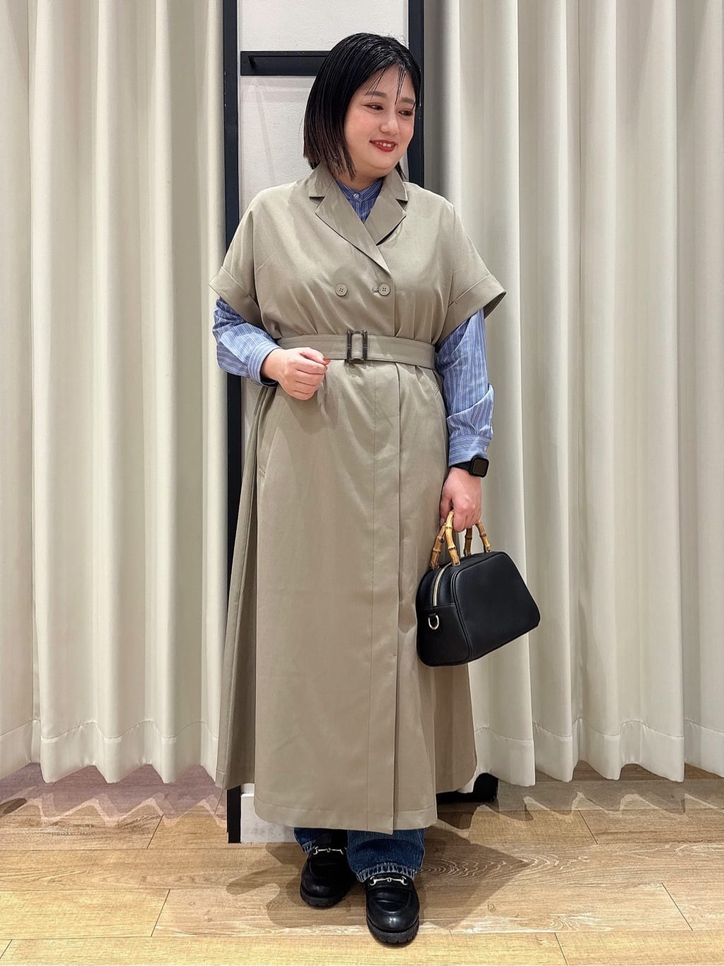 SoRAoさんの「grove｜【Lee&times;grove別注】STRAIGHT DENIM PANTS」を使ったコーディネート