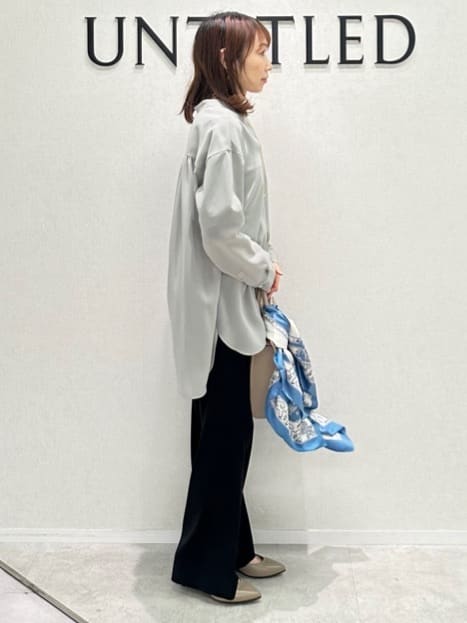 Miwaさんの「UNTITLED｜ライトダブルリングネックレス」を使ったコーディネート