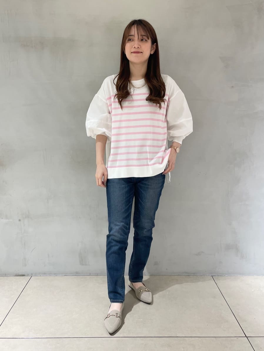 ゆいさんの「UNTITLED｜◆【TORRAZZO DONNA】ハイブリッドボーダートップス」を使ったコーディネート