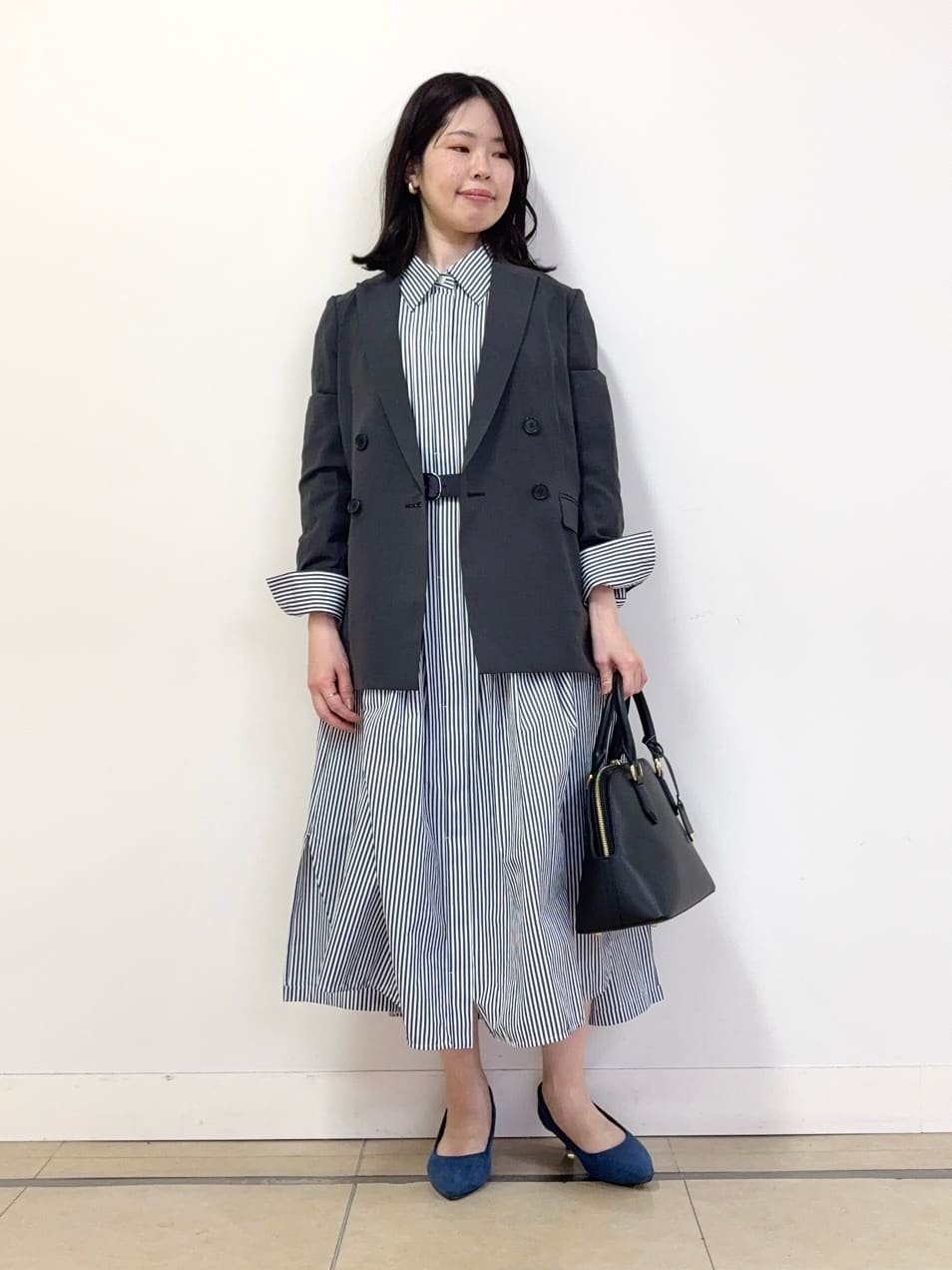 asamiさんの「UNTITLED｜◆タイプライターシャツワンピース」を使ったコーディネート