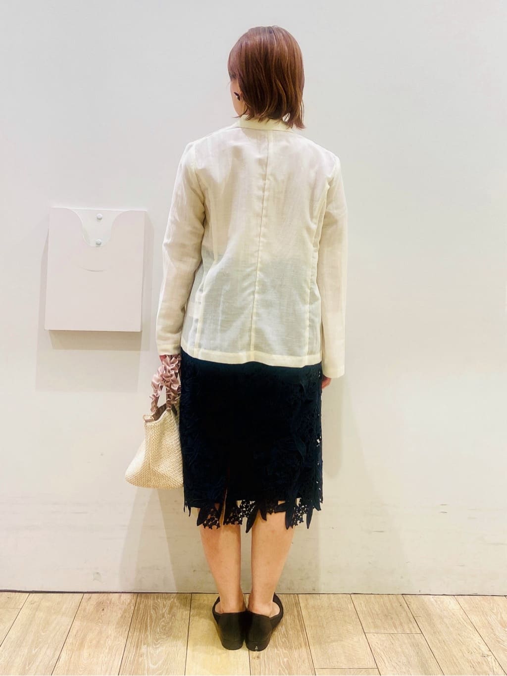 YUKOさんの「index｜麻調シアーダブルブレストテーラードジャケット【洗濯機洗い可】」を使ったコーディネート
