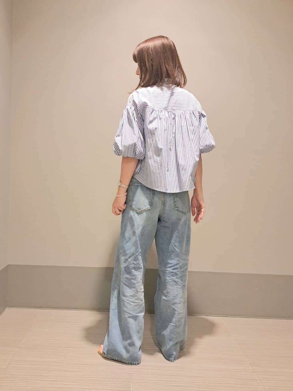 Takahashiさんの「DRESSTERIOR｜ヴィンテージ加工ワイドデニムパンツ」を使ったコーディネート