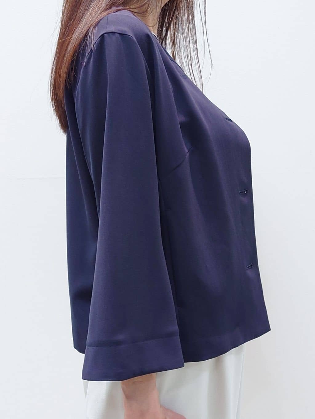 yoshiさんの「Reflect｜◆【UVカット／接触冷感／洗える／セットアップ可】クルーネックジャケット」を使ったコーディネート
