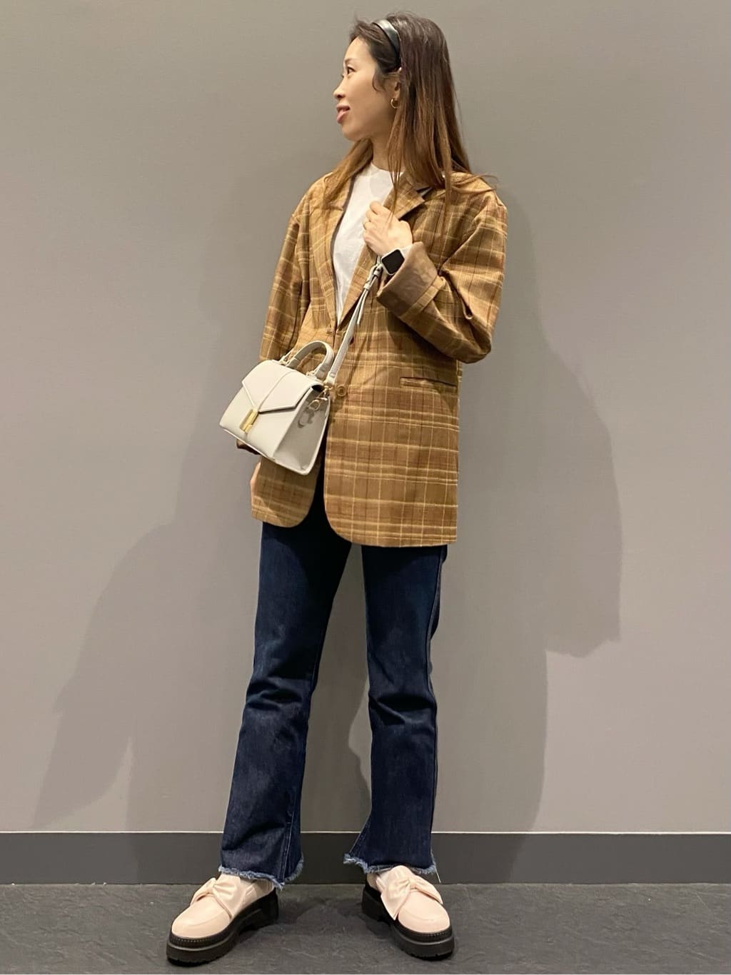 hiraさんの「ESPERANZA｜リボンローファー」を使ったコーディネート