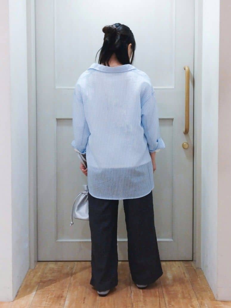 みーさんの「SHOO･LA･RUE｜◆【S-LL】レースが目を惹く ジャカードイージーパンツ」を使ったコーディネート