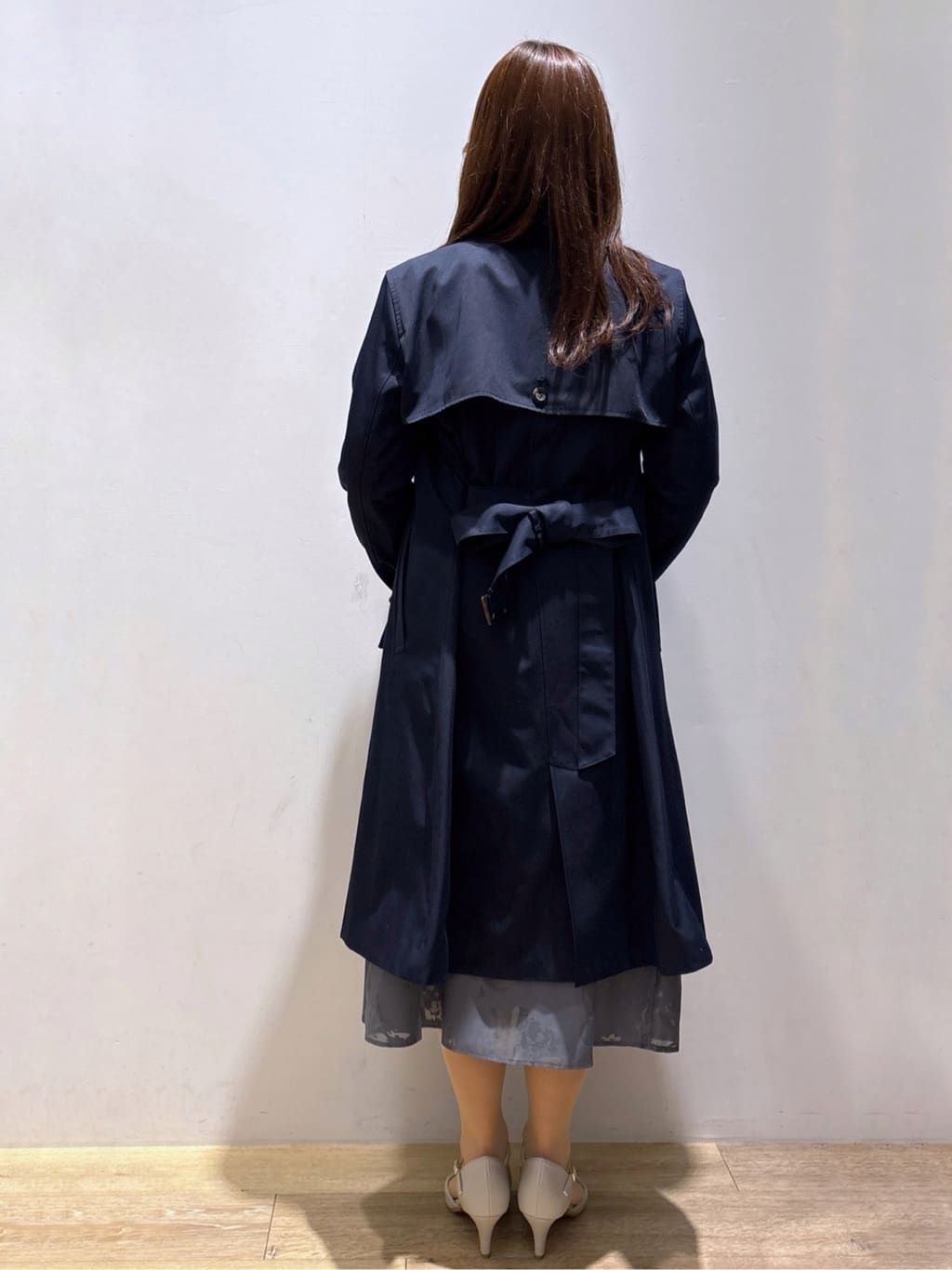 さやかさんの「index｜◆《XS-3Lsize》通勤・セレモニー対応／トレンチコート【洗濯機洗い可／撥水／親水性防汚】」を使ったコーディネート