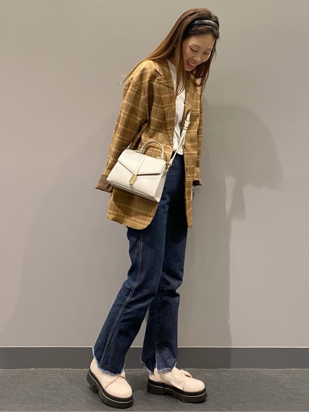 hiraさんの「ESPERANZA｜リボンローファー」を使ったコーディネート