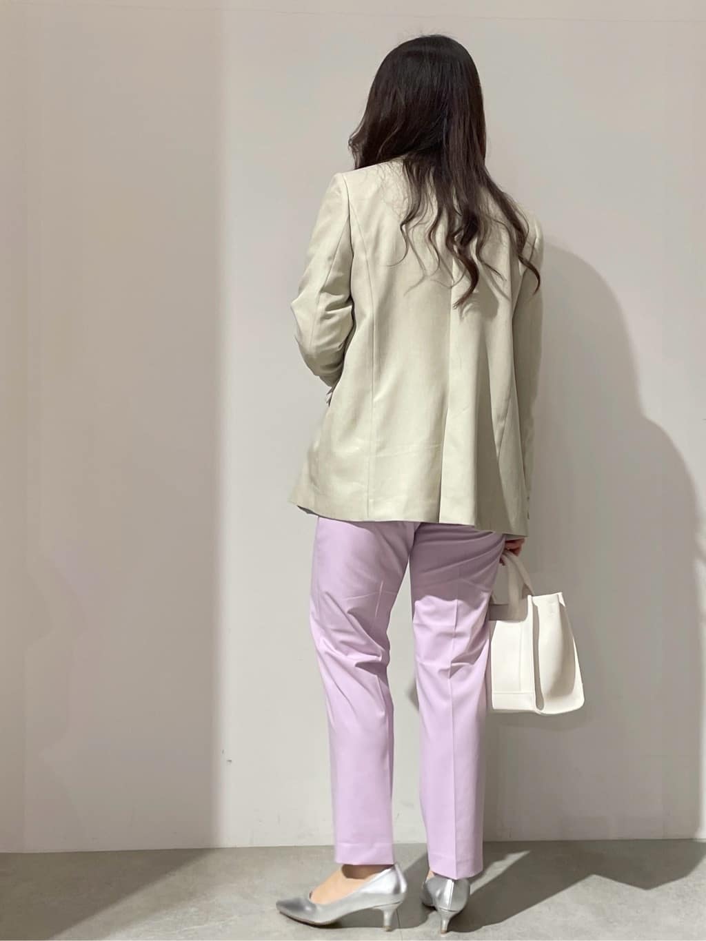 kanahoさんの「OPAQUE.CLIP｜◆《6色展開》シアーボーダーフレアスリーブニット【洗濯機洗い可】」を使ったコーディネート
