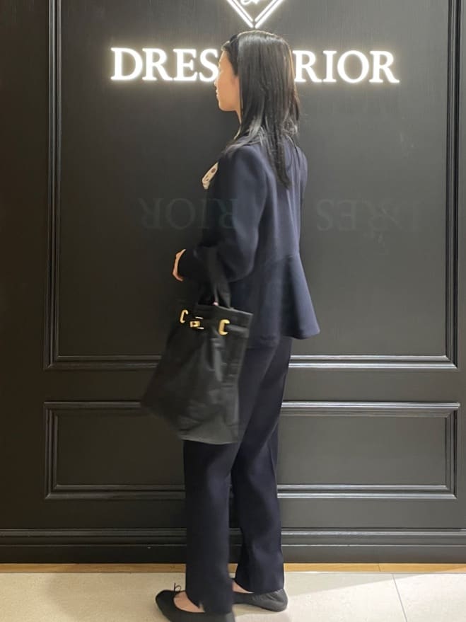 Karinさんの「DRESSTERIOR｜◆ソフトレザーバレエシューズ」を使ったコーディネート