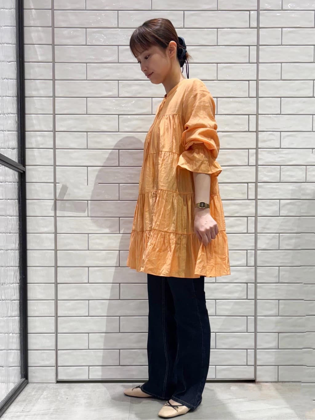 ranさんの「OPAQUE.CLIP｜【定番/6color】名品フラットバレエシューズ」を使ったコーディネート