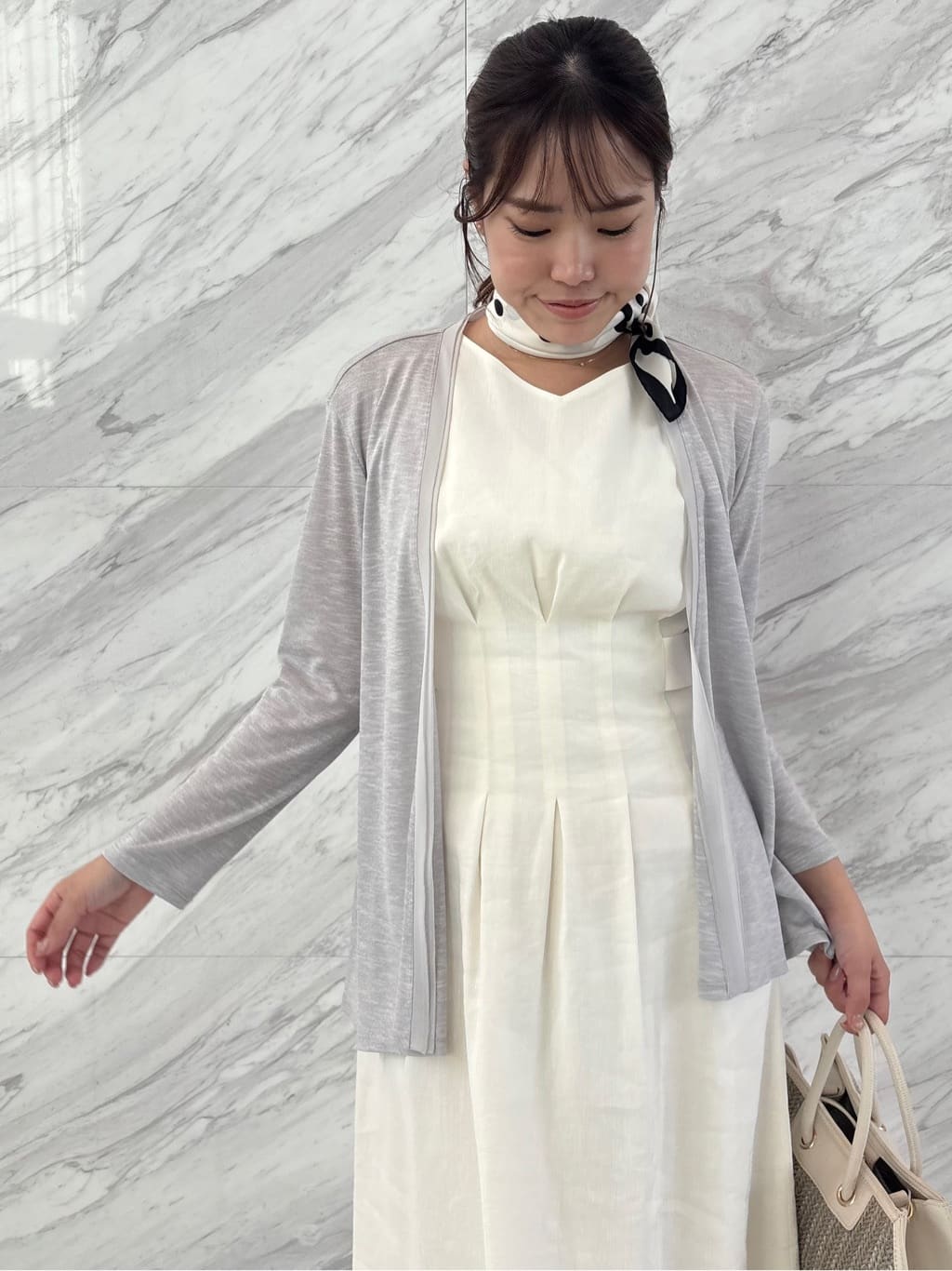 MISAKIさんの「COUP DE CHANCE｜【洗える】着流しカーディガン」を使ったコーディネート