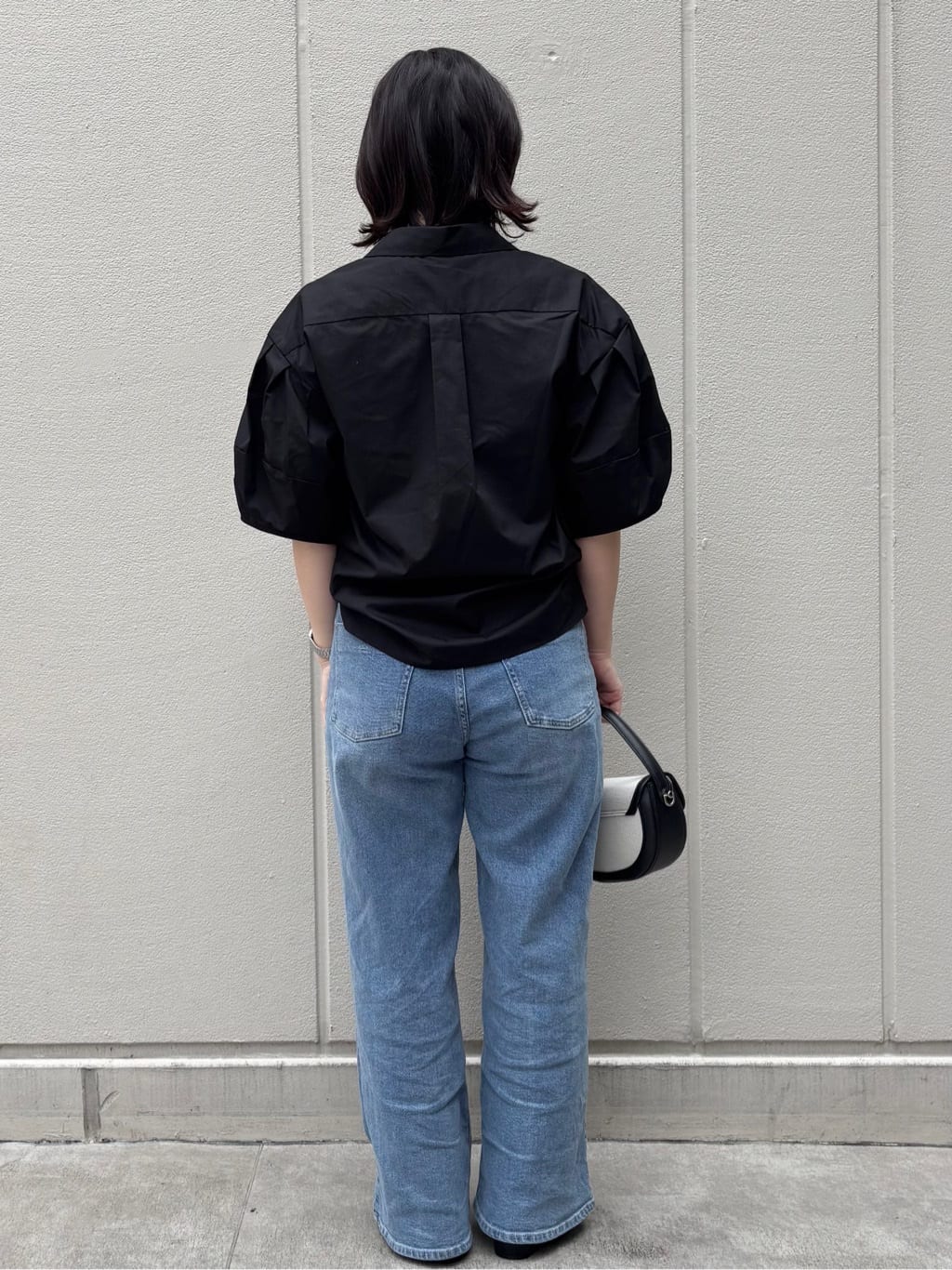mhさんの「OPAQUE.CLIP｜スクエアバックルワイドベルト」を使ったコーディネート