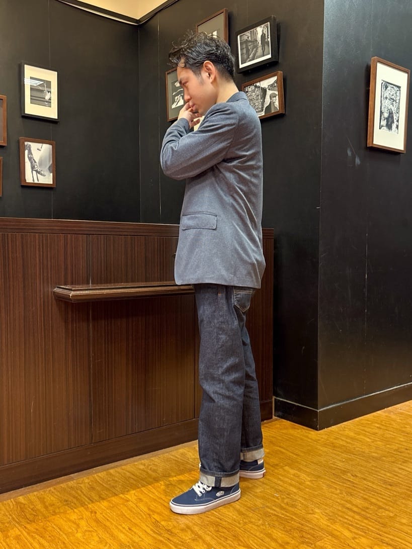 KEIさんの「TAKEO KIKUCHI｜【モンスターストレッチ】日本製 ワンウォッシュ デニムパンツ」を使ったコーディネート