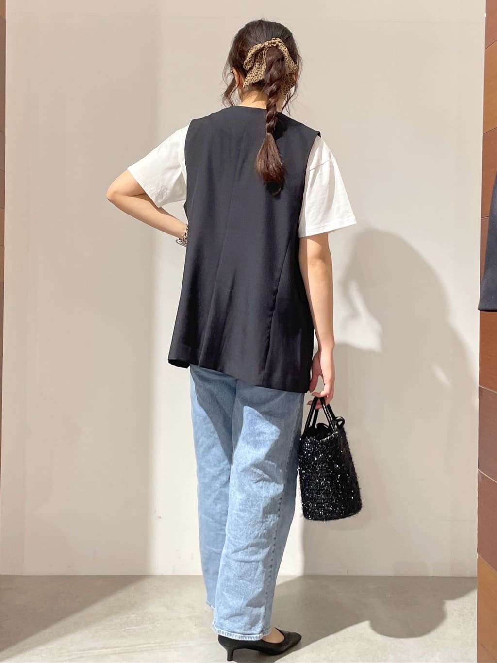 kanahoさんの「OPAQUE.CLIP｜◆フロッキーロゴTシャツ【洗濯機洗い可】」を使ったコーディネート