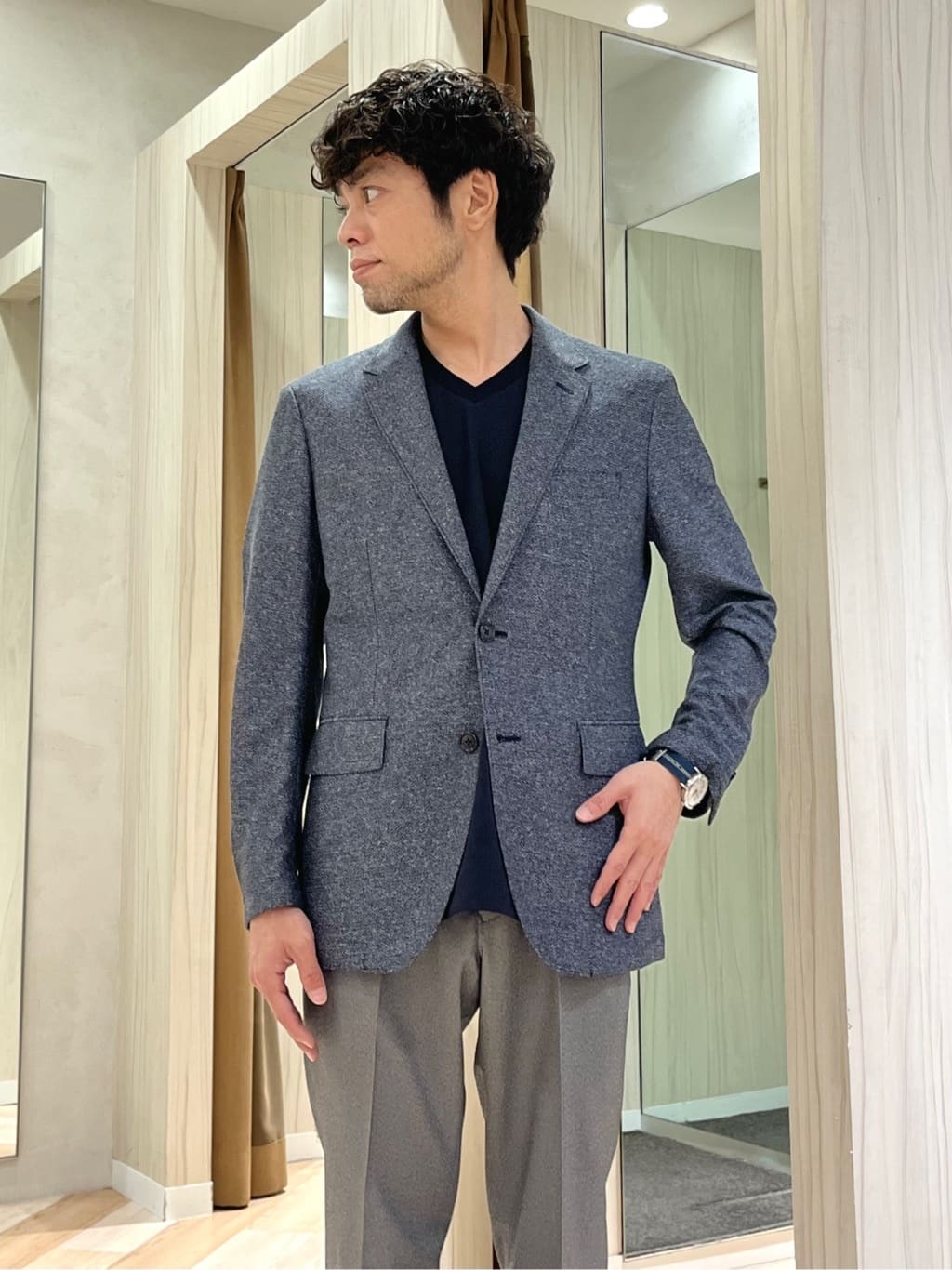 URAさんの「TAKEO KIKUCHI｜コーデュラ（R） コーティング ブリーフケース」を使ったコーディネート