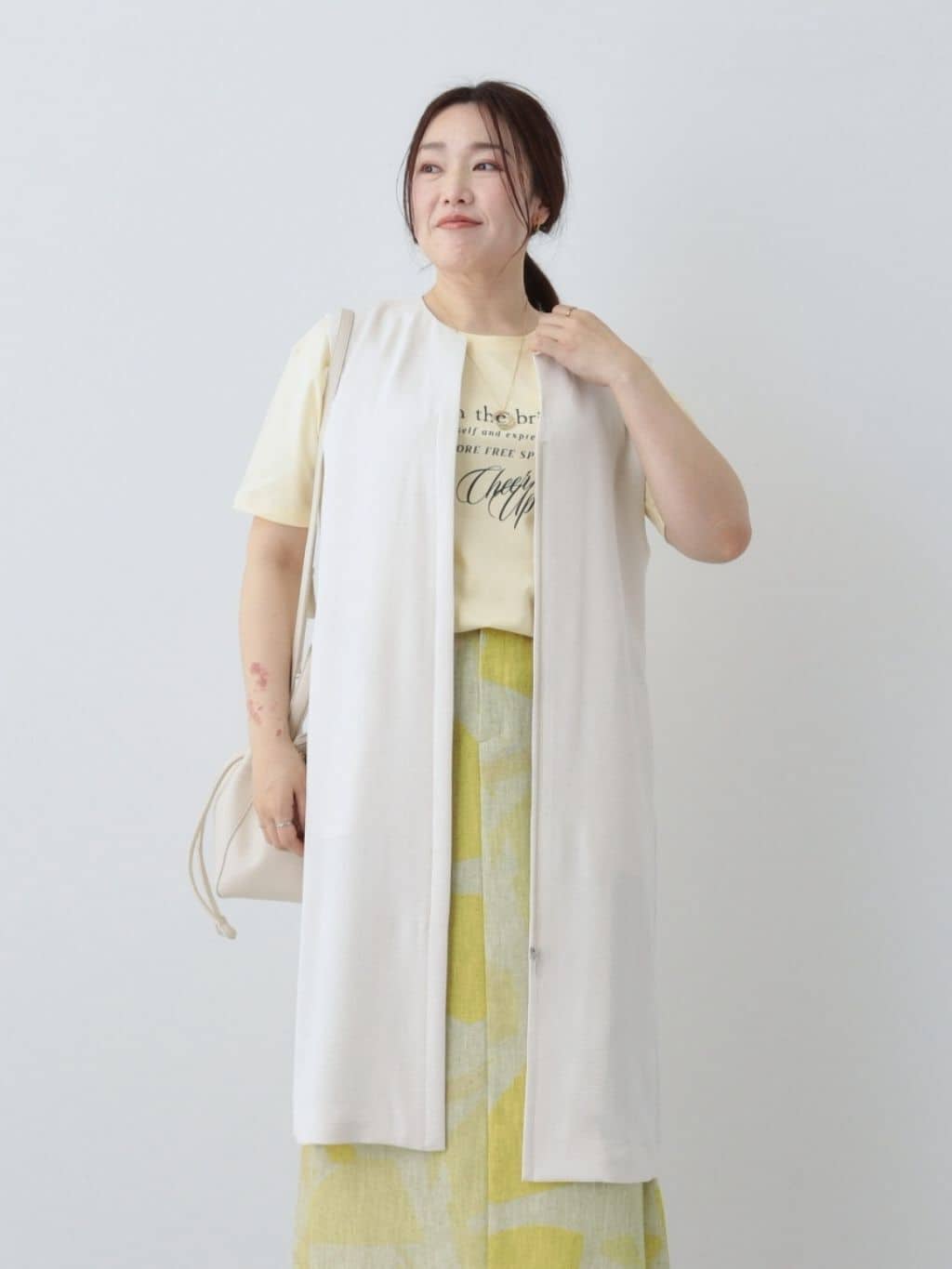 kaoさんの「INDIVI｜◆【着る日傘/遮熱/UVケア】ロングジレジャケット」を使ったコーディネート