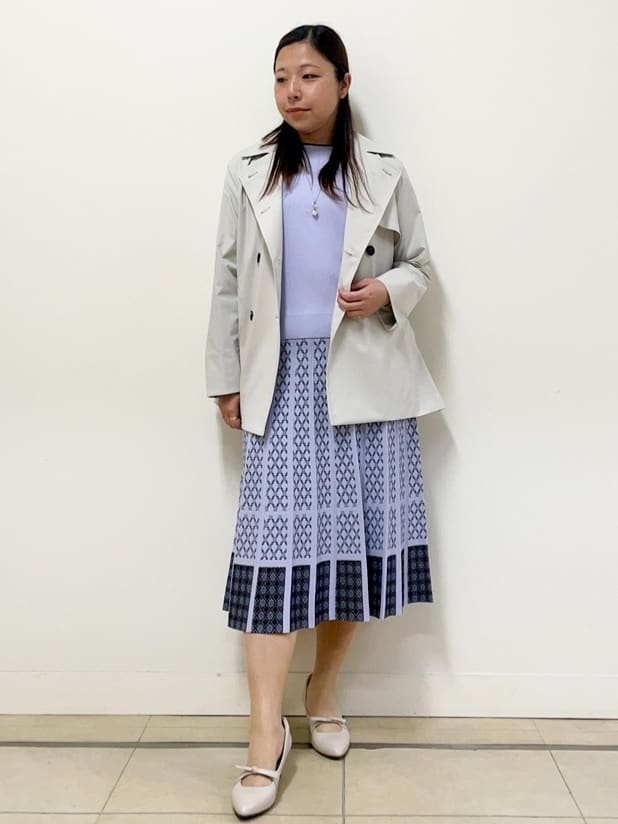 chisaさんの「Reflect｜◆【手洗い可／撥水】ライティミドル丈コート」を使ったコーディネート