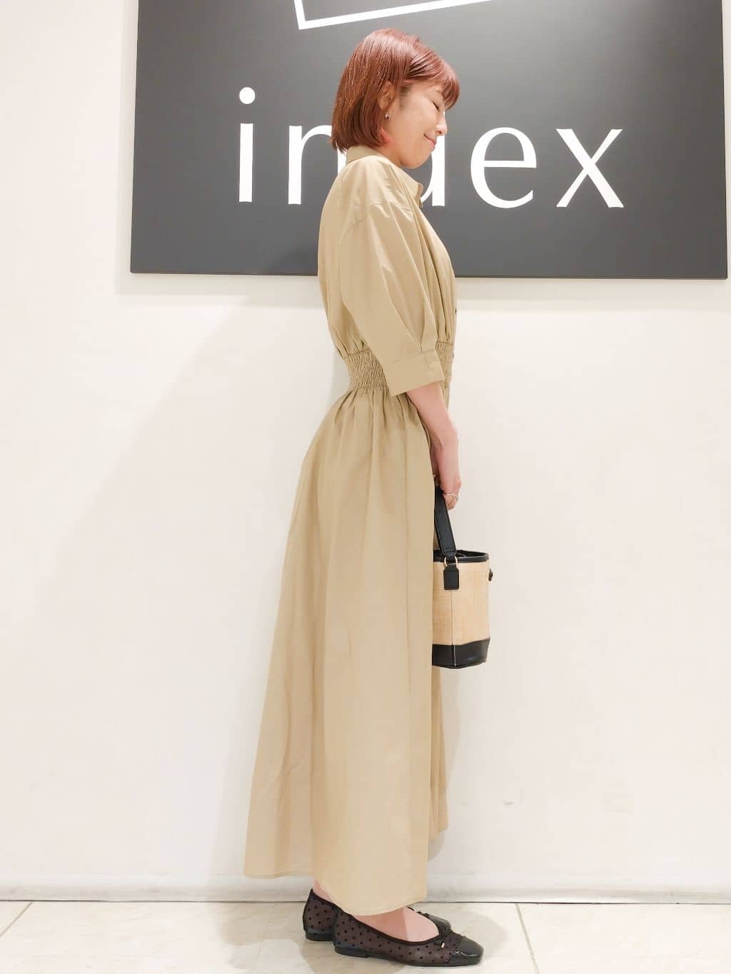 n.さんの「index｜◆ノーカラーペプラムブルゾン【洗濯機洗い可】」を使ったコーディネート