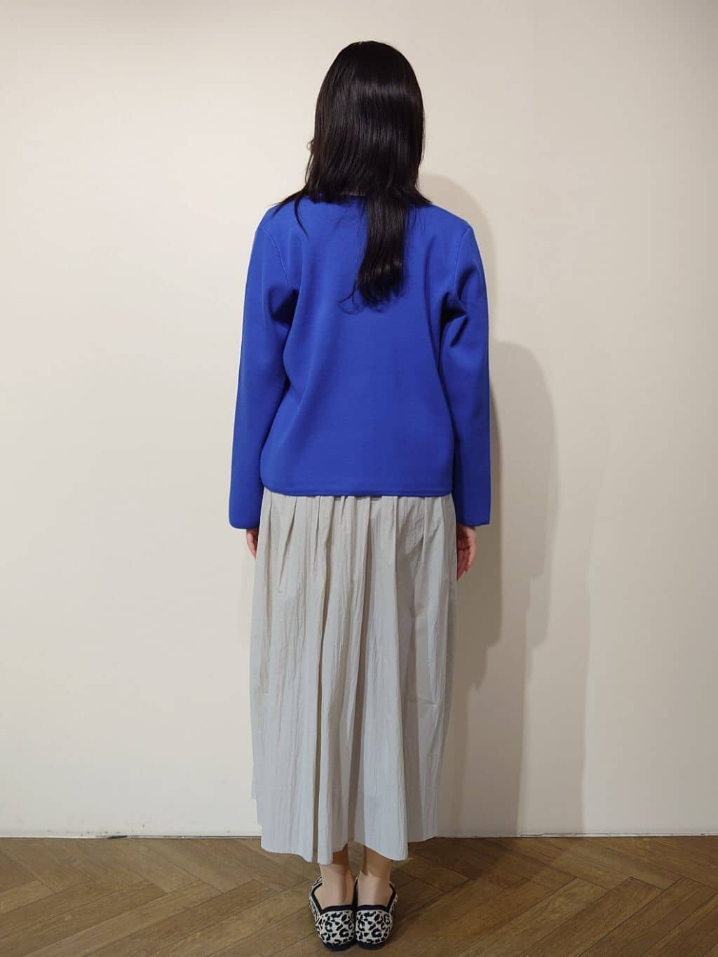 Uさんの「OPAQUE.CLIP｜◆シアーメロウハイネックトップス【洗濯機洗い可】」を使ったコーディネート