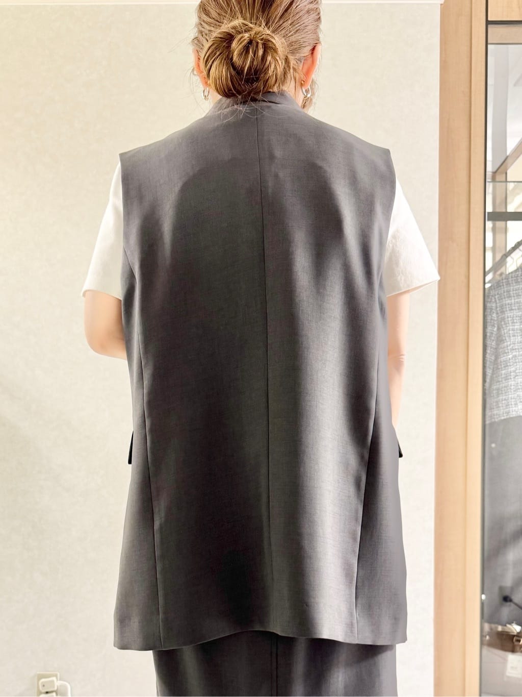 sayuさんの「UNTITLED｜◆【接触冷感/UV/セットアップ可能】ライトウェイト ナロースカート」を使ったコーディネート