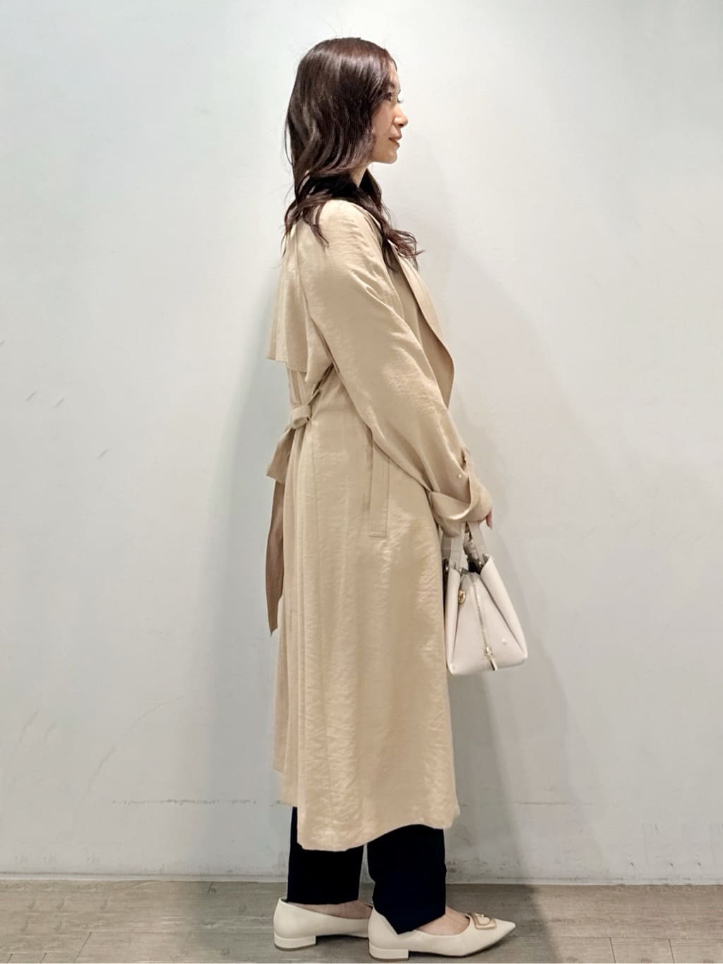 yuicciさんの「OPAQUE.CLIP｜《通勤・セレモニー／セットアップ対応》テーパードパンツ／ダブルクロス【洗濯機洗い可】」を使ったコーディネート