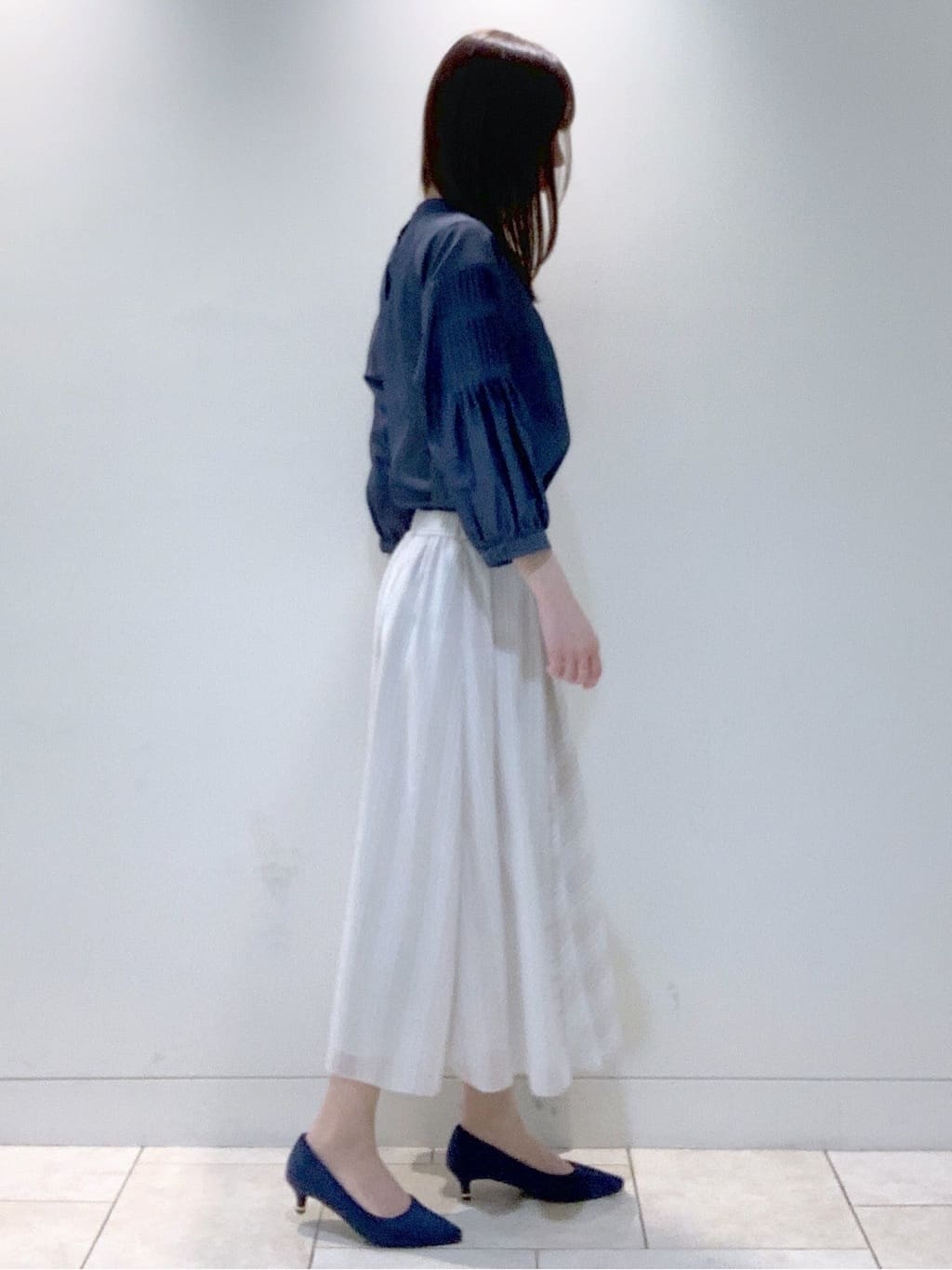 ヤマグチさんの「Reflect｜◆【洗える】オフボディシャツブラウス」を使ったコーディネート
