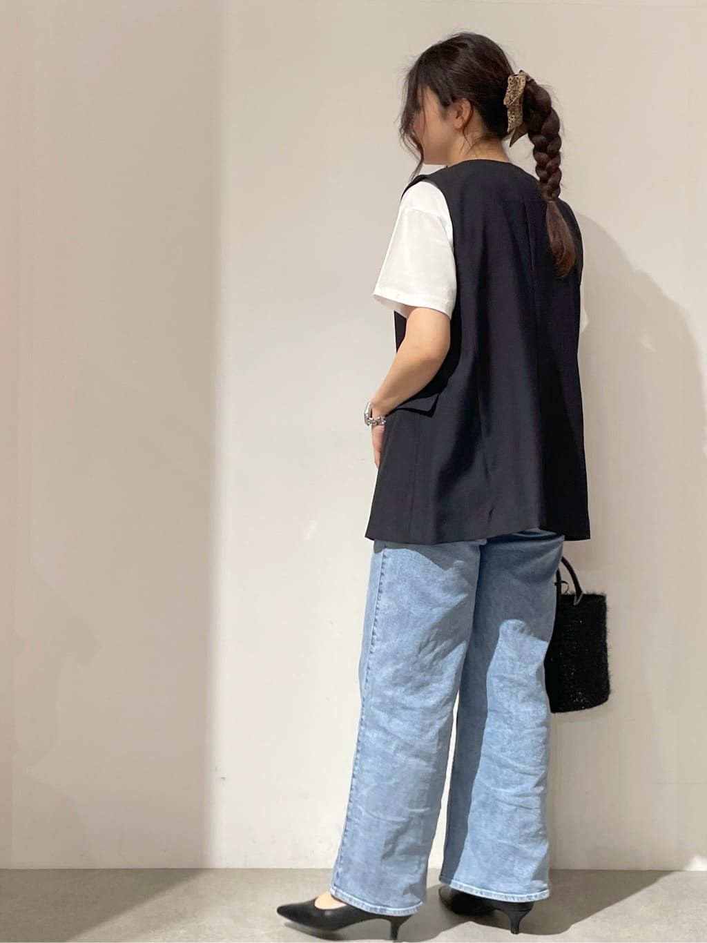kanahoさんの「OPAQUE.CLIP｜◆フロッキーロゴTシャツ【洗濯機洗い可】」を使ったコーディネート