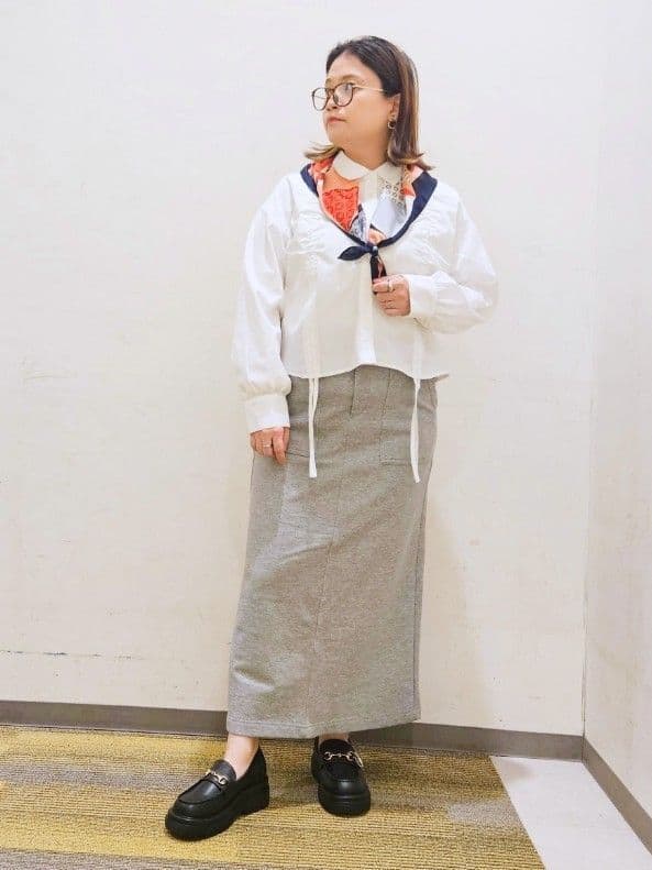 okayuさんの「THE SHOP TK｜◆【ONOFF活躍／セレモニー／通勤】CAVIAN Wブレストジャケット／洗える」を使ったコーディネート