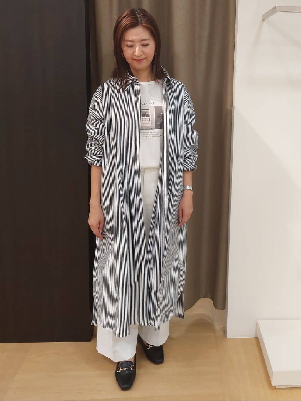 ちいさんの「UNTITLED｜【トレンドアイテム】ソフトナローベルト」を使ったコーディネート