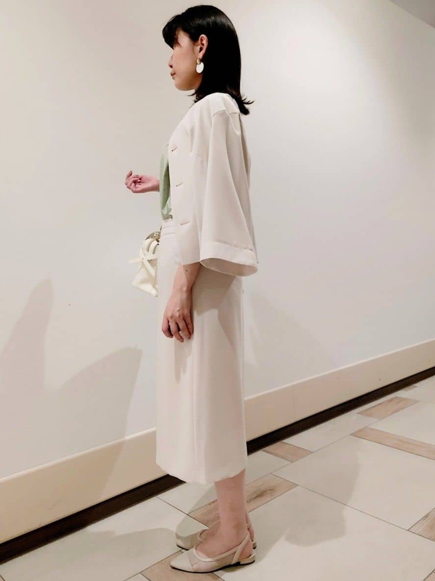 saiさんの「Reflect｜◆【UVカット／接触冷感／洗える／セットアップ可】クルーネックジャケット」を使ったコーディネート