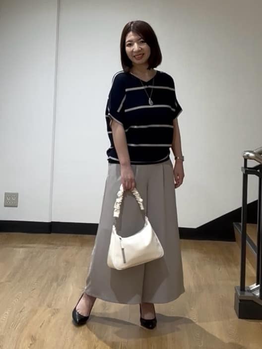 MIKIKOさんの「UNTITLED｜マーブルドロップネックレス」を使ったコーディネート