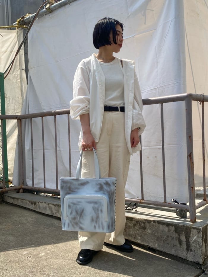 Uさんの「HIROKO HAYASHI｜◆GELA（ジェーラ）トートバッグ」を使ったコーディネート