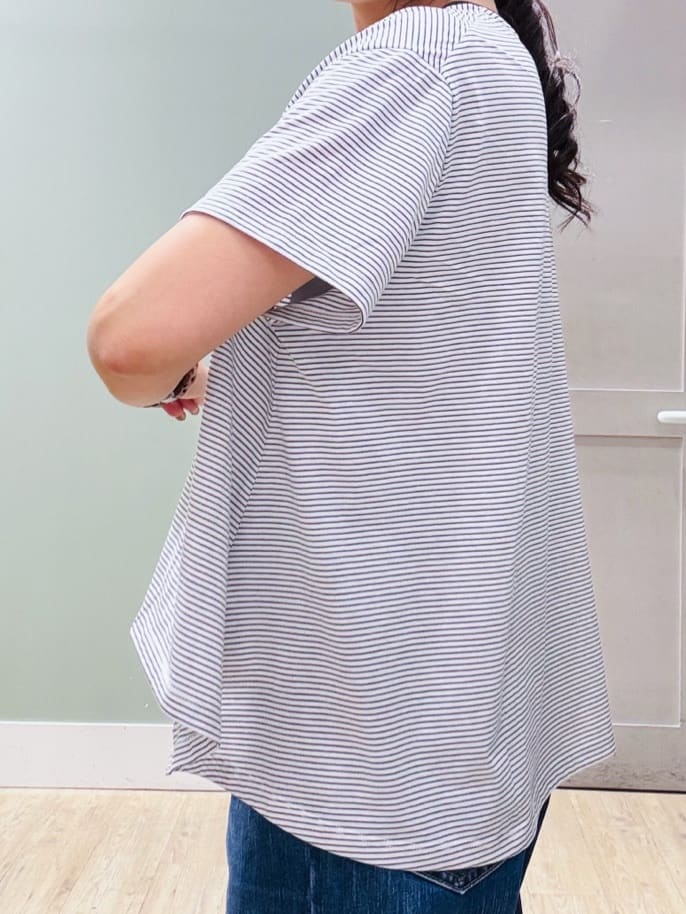 Komi☆さんの「grove｜【Lee&times;grove別注】HALF SLEEVE FLARE T-SHIRTS」を使ったコーディネート